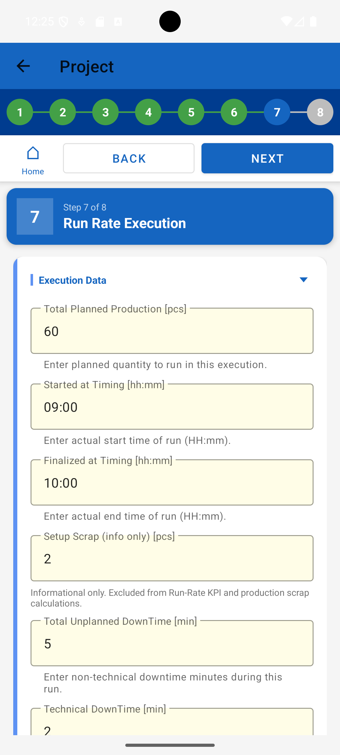 RunRate screenshot